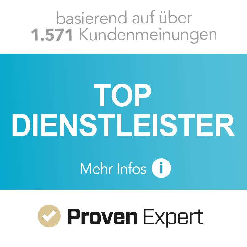 Batch Auszeichnung TOP DIENSTLEISTER ProvenExpert